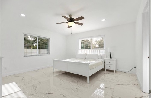St. Augustine South Casa | Monochrome Getaway | Pool & Pet Friendly!