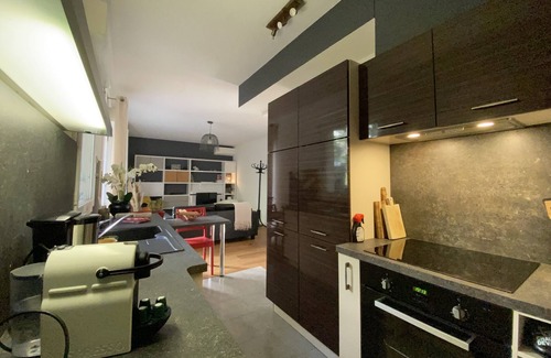 Port Marianne Apartamento | MONTPELLIER, CORAZÓN PUERTO MARIANNE, AIRE ACONDICIONADO, JARDÍN PRIVADO y GARAJE