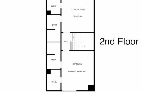 Montrose Casa | Montrose 2BR Sleeps 10 Walkable Gated Parking