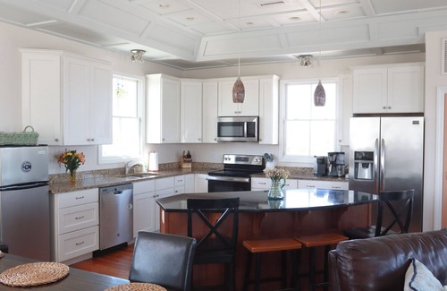 Edisto Island Casa | Moon Tide|Oceanfront Showplace|Dog Friendly|Elevator|Rooftop Deck|Family-Friendly Amenities