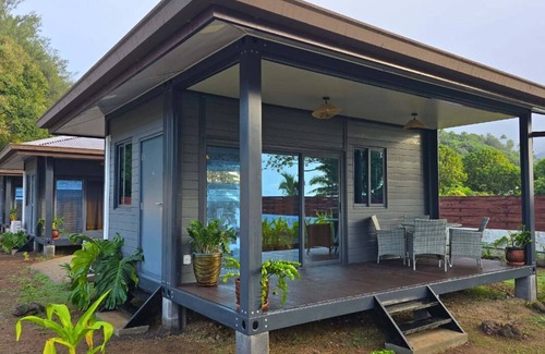 Moorea-Maiao Chalet De Esquí | MOOREA - Naku Kahi Bungalow 4 BeachView