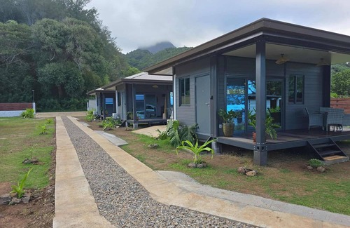 Moorea-Maiao Chalet De Esquí | MOOREA - Naku Kahi Bungalow 4 BeachView