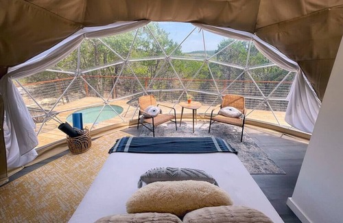 Oatmeal Casa | Morii : Luxury Glamping in Treetop Dome + Dip Pool