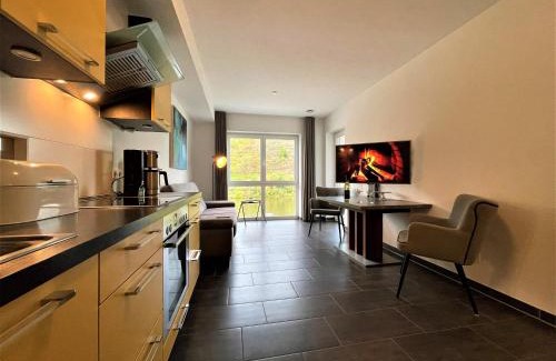 Cochem Apartamento | Moselpromenade Villa Moselufer, Panorama & Burg Cochem Blick, Netflix, Balkon