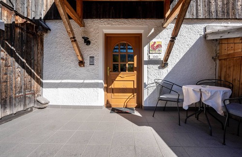 San Vito Apartamento | Jardín del apartamento Mösslhof con vistas a la montaña y Wi-Fi