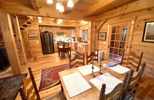 Wilmington Casa | Nuevo Mount Snow Post y Beam Lodge