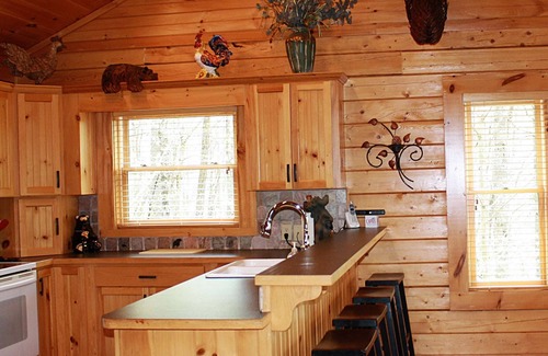 Ferguson Cabina | Negro Bear Lodge: 3 dormitorios / 2. 5 BA acepta mascotas de $ 75 en Ferguson, capacidad para 6