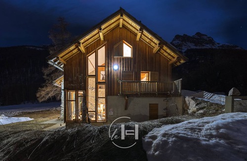 Monetier-les-Bains Chalet De Esquí | Mountain chalet -S'erre Chevalier Parc des écrins ski vtt hiking