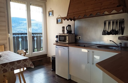 La Bresse Apartamento | Mountain gîte, panoramic view of the Hautes-Vosges massif!