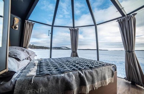 Jokkmokk Municipality Casa | Mountain Glass Room Luxury getaway for two - wild nature experience in Sweden