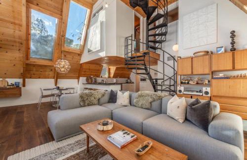 Tahoe City Casa | Mountain Modern The Tahoe A-Frame w Private Pier