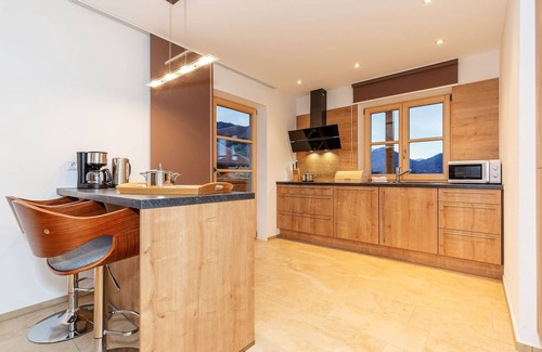 Unterwoessen Apartamento | Apartamento con vistas a la montaña, 143 m², 2-6 personas, 2 dormitorios, salón, cocina, baño / ducha / WC, WiFi