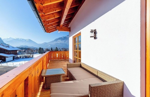 Unterwoessen Apartamento | Apartamento con vistas a la montaña, 143 m², 2-6 personas, 2 dormitorios, salón, cocina, baño / ducha / WC, WiFi