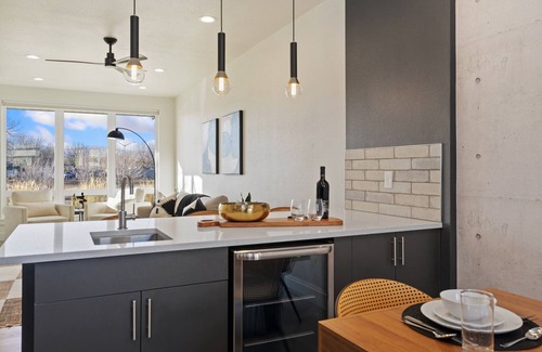 Old Town North Casa | Mountain View Home w/ King Beds & Rooftop Deck