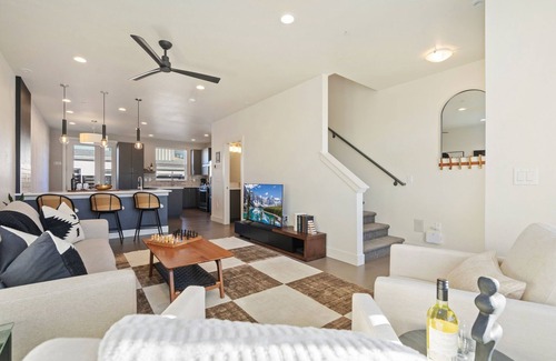 Old Town North Casa | Mountain View Home w/ King Beds & Rooftop Deck
