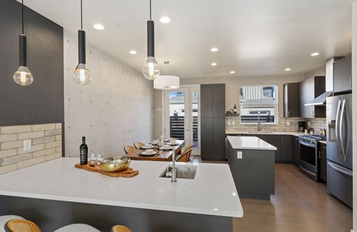 Old Town North Casa | Mountain View Home w/ King Beds & Rooftop Deck