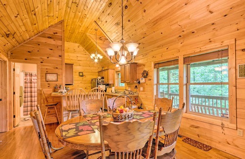 Settlers Ridge Casa | Mountain-View Maggie Valley Home w/ 2 Decks!