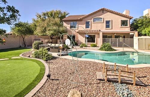 Rancho Vistoso Casa | Mountain View Paradise - Family Friendly, Heated Pool and Putting Green