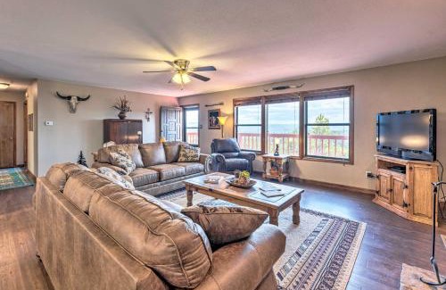 Ruidoso Casa | Mountains Majesty Cabin with Hot Tub and Mtn Views!