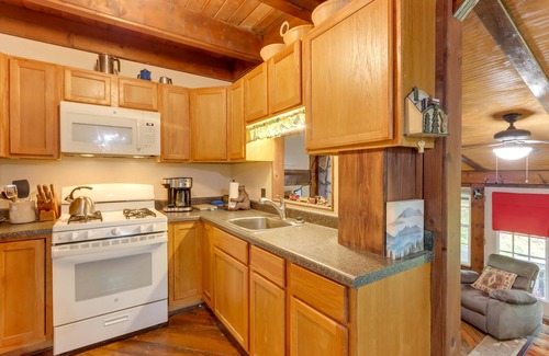 Ellijay Cabina | Mountaintop Ellijay Cabin w/ Private Hot Tub