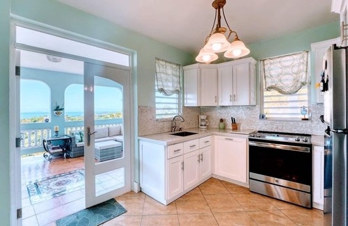 Barrero Casa | Cima de la montaña Villa con espectacular puesta del sol Vista del Caribe