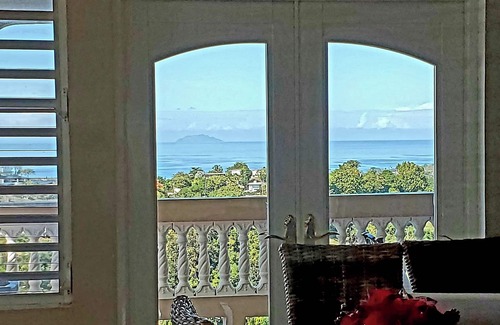 Barrero Casa | Cima de la montaña Villa con espectacular puesta del sol Vista del Caribe