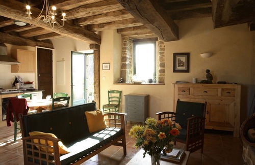 Saint-Germain-en-Cogles Cabaña | MT ST MICHEL, FOUGERES 4 pers. Tranquilidad, espacio para toda la familia.