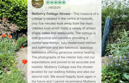 Haworth Casa | Mulberry Cottage with Wood Burner, Garden and Easy Parking