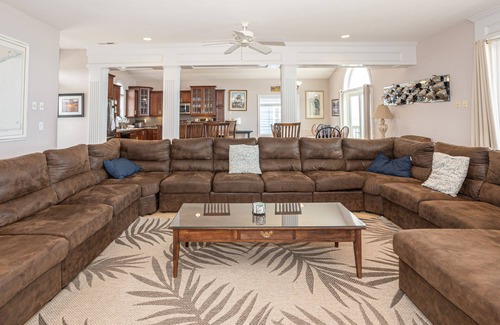 North Topsail Beach Casa | Multi-level oceanfront home with beach access, private hot tub and heated pool