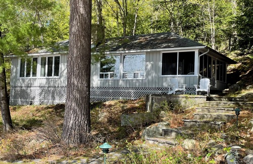 Port Carling Cabaña | Muskoka Lakes Cottage with huge dock. Southwest & sunset view