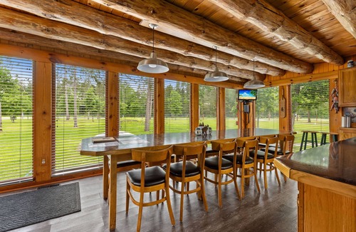 Pillager Cabina | MUST SEE! COZY LOG CABIN WITH SAUNA & HOT TUB!