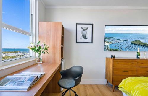 Coconut Grove Hotel | MVR Relax in Suite with Biscayne Bay Sunsets