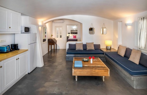 Kamari Villa | Villa en Fira con 1 habitaciones, capacidad 4