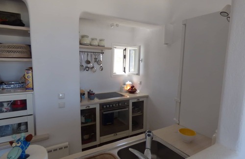 Kalafatis Villa | Villa Mykonos, vista imaginaria, perfecta para familias