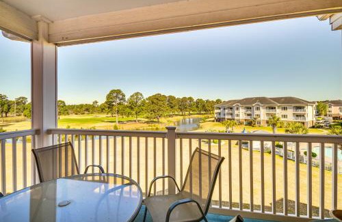 Central Myrtle Beach Apartamento | Myrtle Beach Getaway on Golf Resort with Balcony!