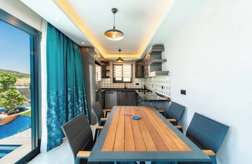 Faralya Villa | VILLA-11890 - 3+1 charming holiday villa with sea view, heated pool, jacuzzi,