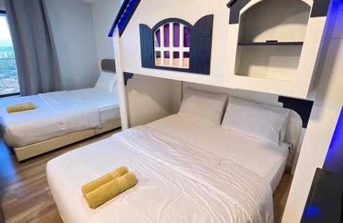 Taman Midah Apartamento | N4 3 Bed Room 4 bed 1 parking Karaoke big TV kids play room Duplax unit 9pax