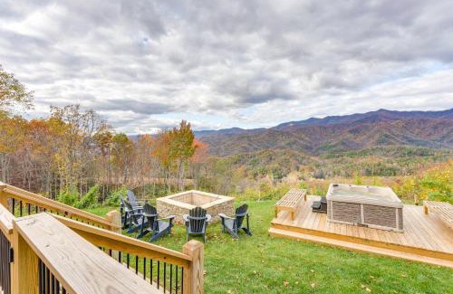 Andrews Casa | Nantahala Forest Cabin with Fire Pits and Hot Tub!