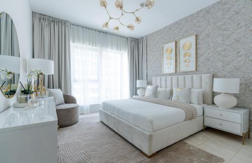 Dubai Apartamento | Nasma Luxury Stays - Sky-High Serenity in Stylish 2BR Retreat