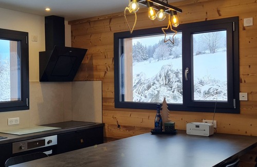 Anould Cabaña | Chalet Natural con Sauna y WIFI cerca de Gérardmer