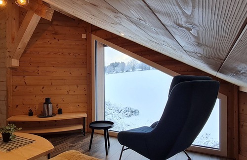 Anould Cabaña | Chalet Natural con Sauna y WIFI cerca de Gérardmer