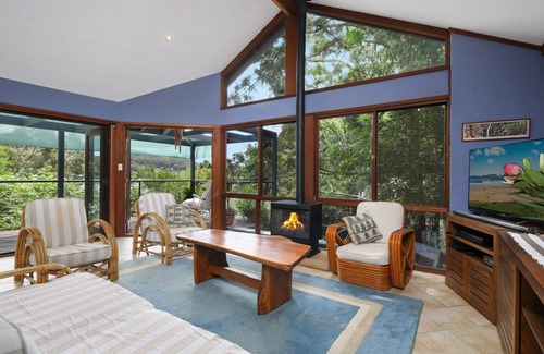 Pretty Beach Central Coast Casa | Natures Hideaway - Ropa de cama y wifi