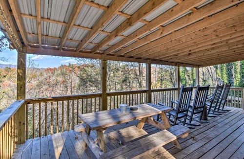 Whittier Casa | Natures Retreat with Hot Tub 7 Mi to Bryson City