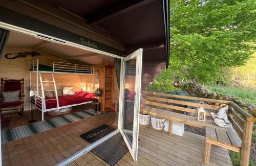 Arkelstorp Cabina | Naturnära Fritidsboende, Trollebo - YinTorp