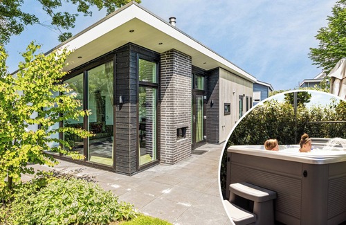 Aalst Chalet De Esquí | ✓ Natuurlodge at Recreatiepark het Esmeer ✓ Holiday home for 4 persons ✓ Located in Aalst (Gelderland) ✓ Waterside holiday park ✓ Book directly through the park