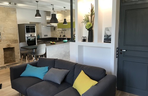 Port-en-Bessin-Huppain Apartamento | Casa de los obispos 2