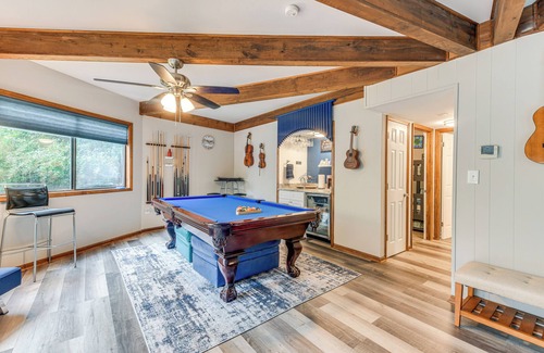 Bracey Casa | Near Lake Gaston: Unique Home w/ Deck & Fire Pit!