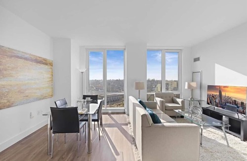 White Plains Apartamento | near MetroNorth Station 2 BR | Kitchen + W/D