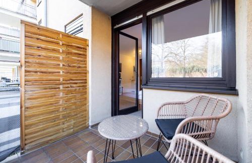 Zellerau Apartamento | Nette Apartments mit Terrasse