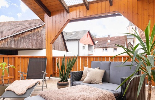 Wildflecken Apartamento | Neue, Gemütliche Ferienwohnung mit Großer Terrasse